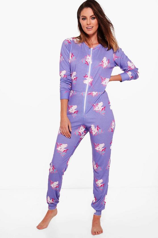 Grace Unicorn Print Onesie